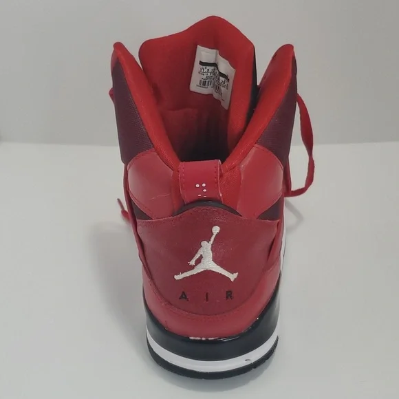 Jordan Flight 45 High Men Basketball, Size 11½, Red - Picture 8 of 15
